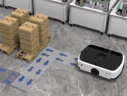 アルミニウムプレート処理のAGVリフティングロボット